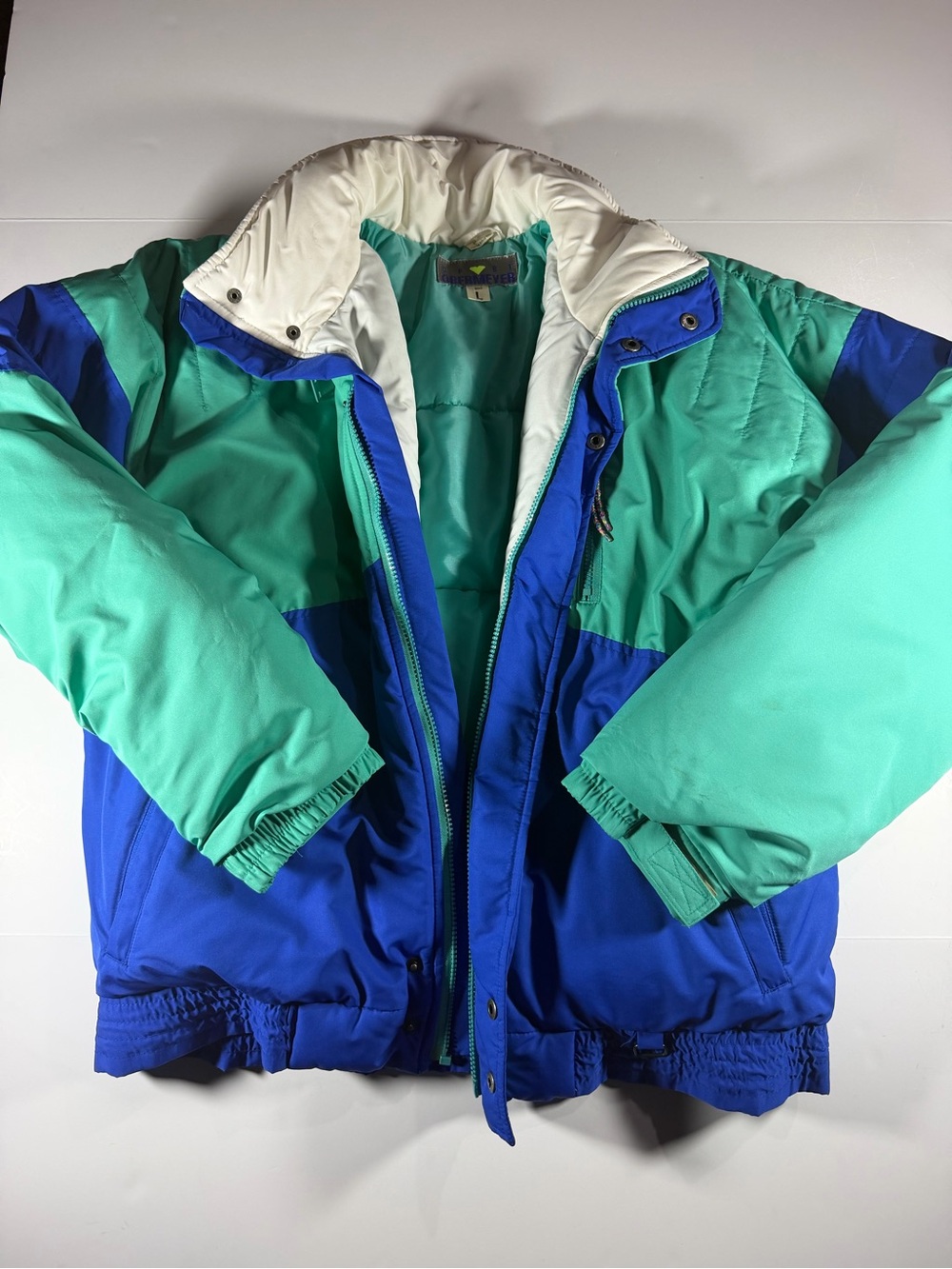 Obermeyer Vintage 90’s Men’s Colorblock Puffer Jacket